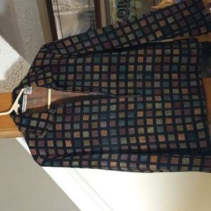 Draper's & Damon's multicolored jacket, size large/medium
